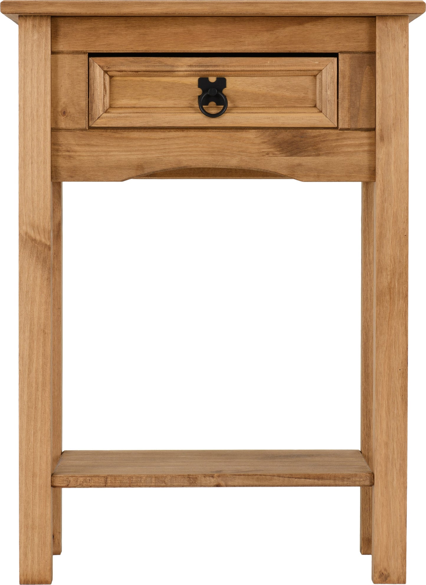 CORONA 1 DRAWER CONSOLE TABLE WITH SHELF