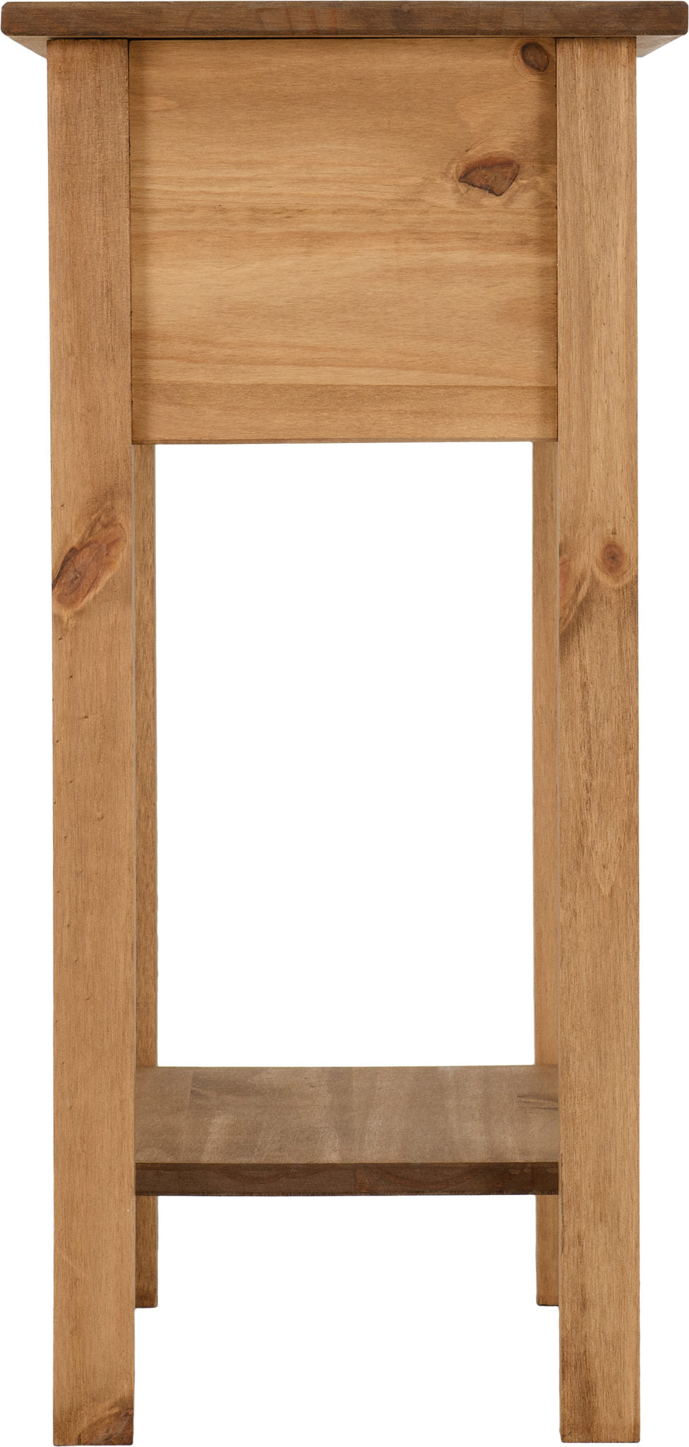 CORONA 1 DRAWER CONSOLE TABLE WITH SHELF