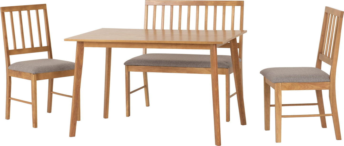 AUSTIN & ELLIS DINING BENCH SET (X2 CHAIRS)