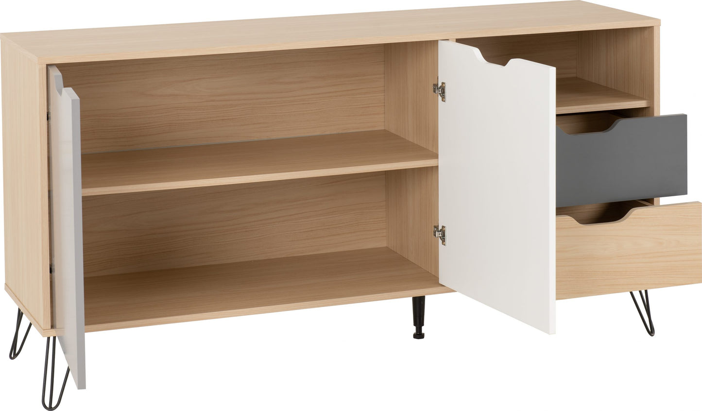 BERGEN 2 DOORS 2 DRAWER SIDEBOAD