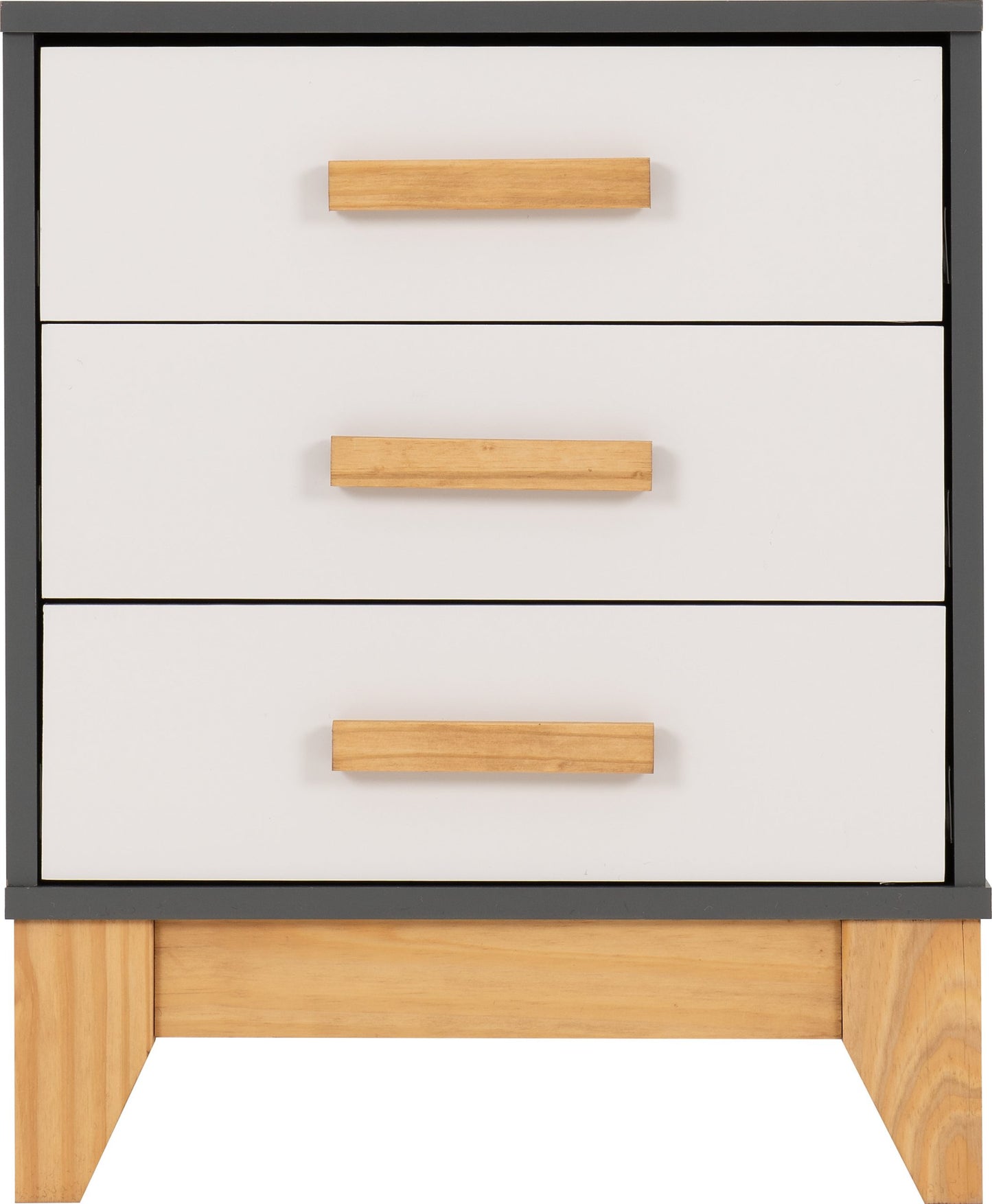 CLEVELAND 3 DRAWER BEDSIDE