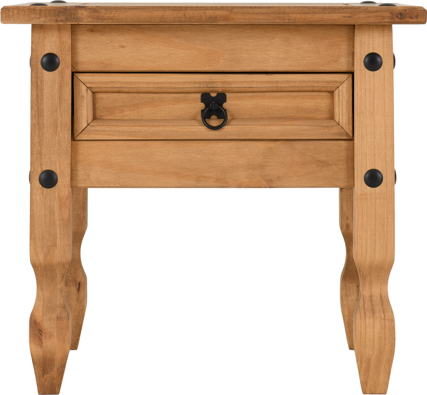 CORONA 1 DRAWER LAMP TABLE