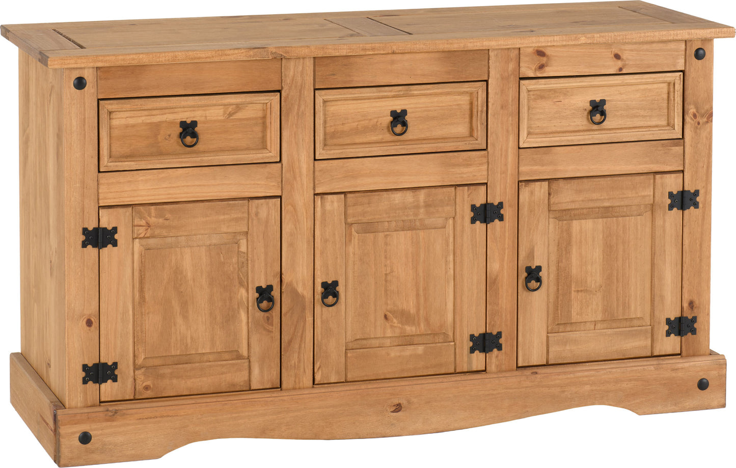 CORONA 3 DOOR 3 DRAWER SIDEBOARD