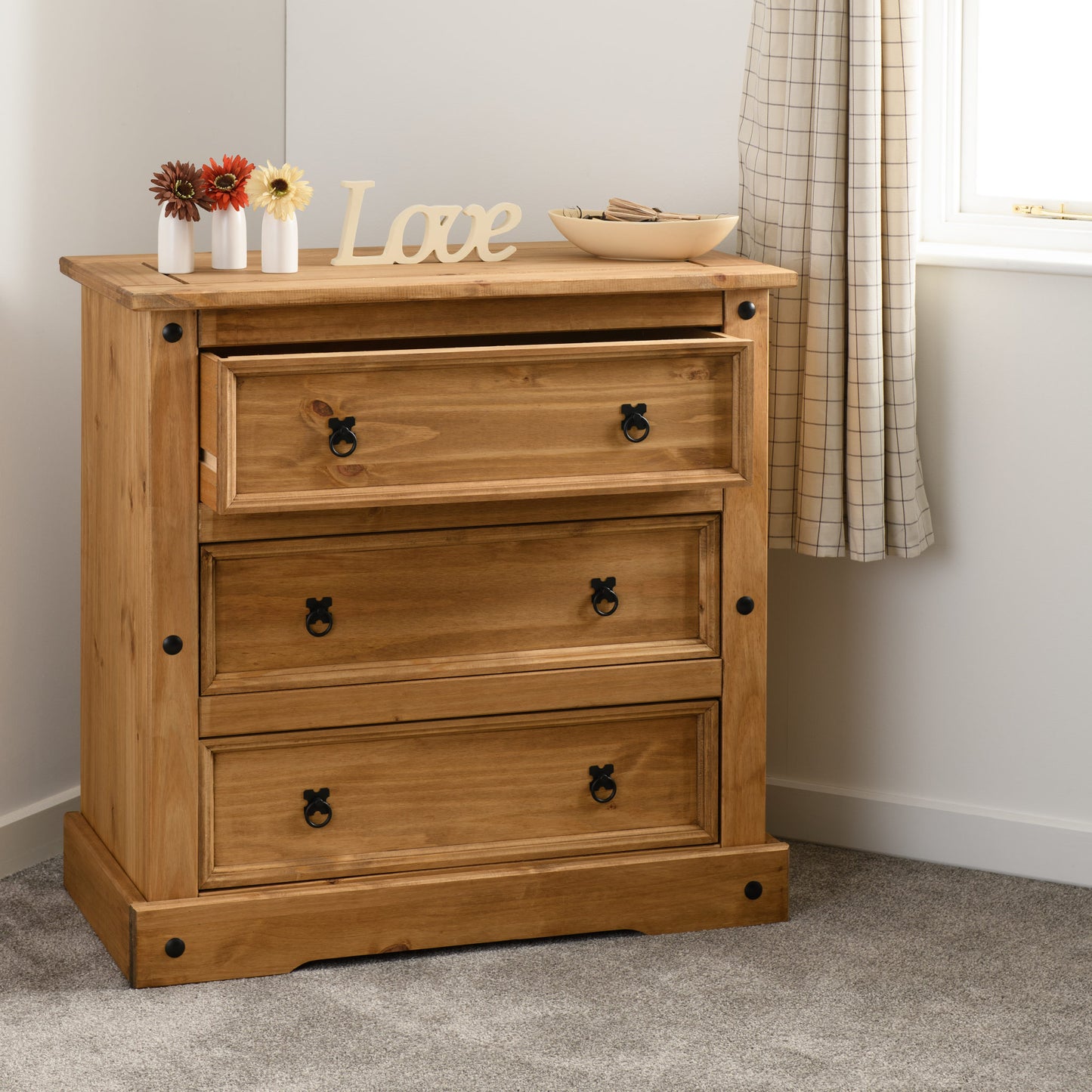 CORONA 3 DRAWER CHEST