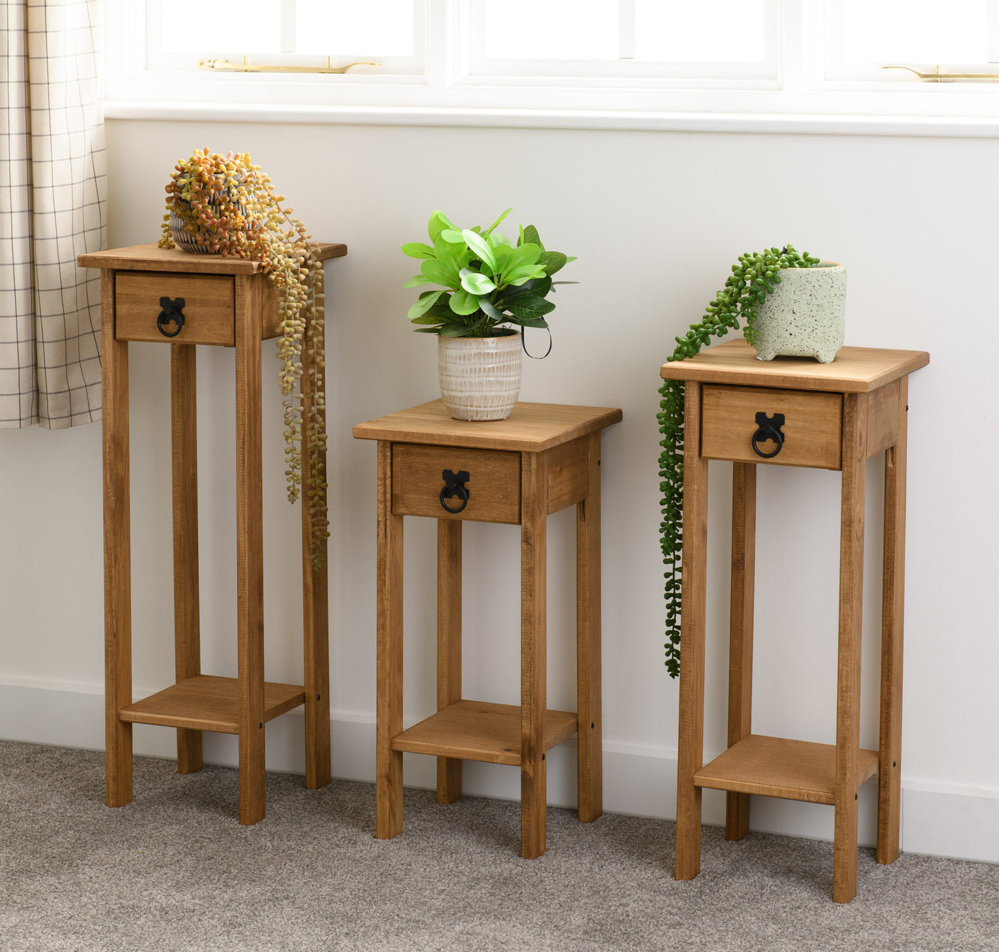 CORONA PLANT STANDS (SET OF 3)