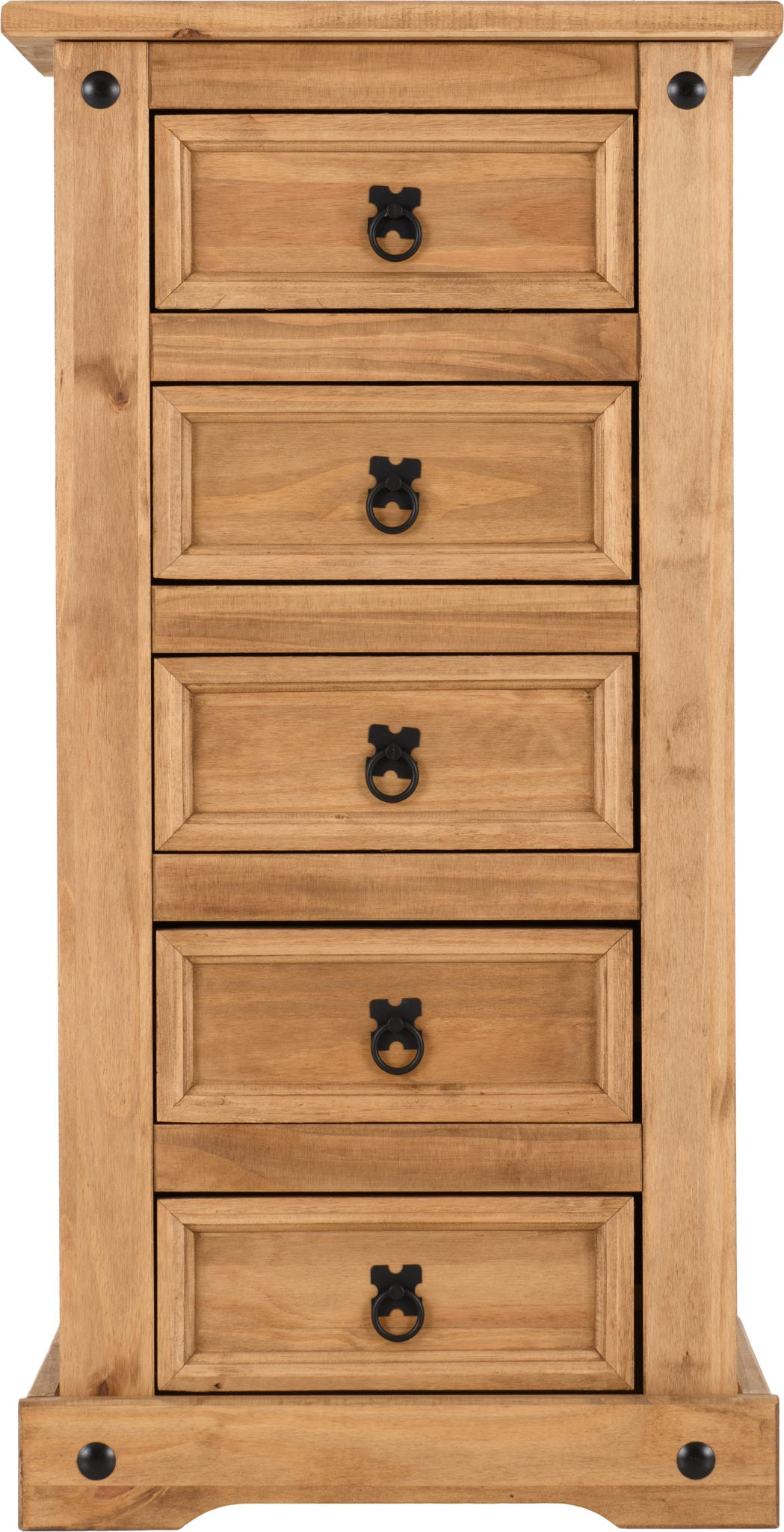 CORONA 5 DRAWER NARROW CHEST