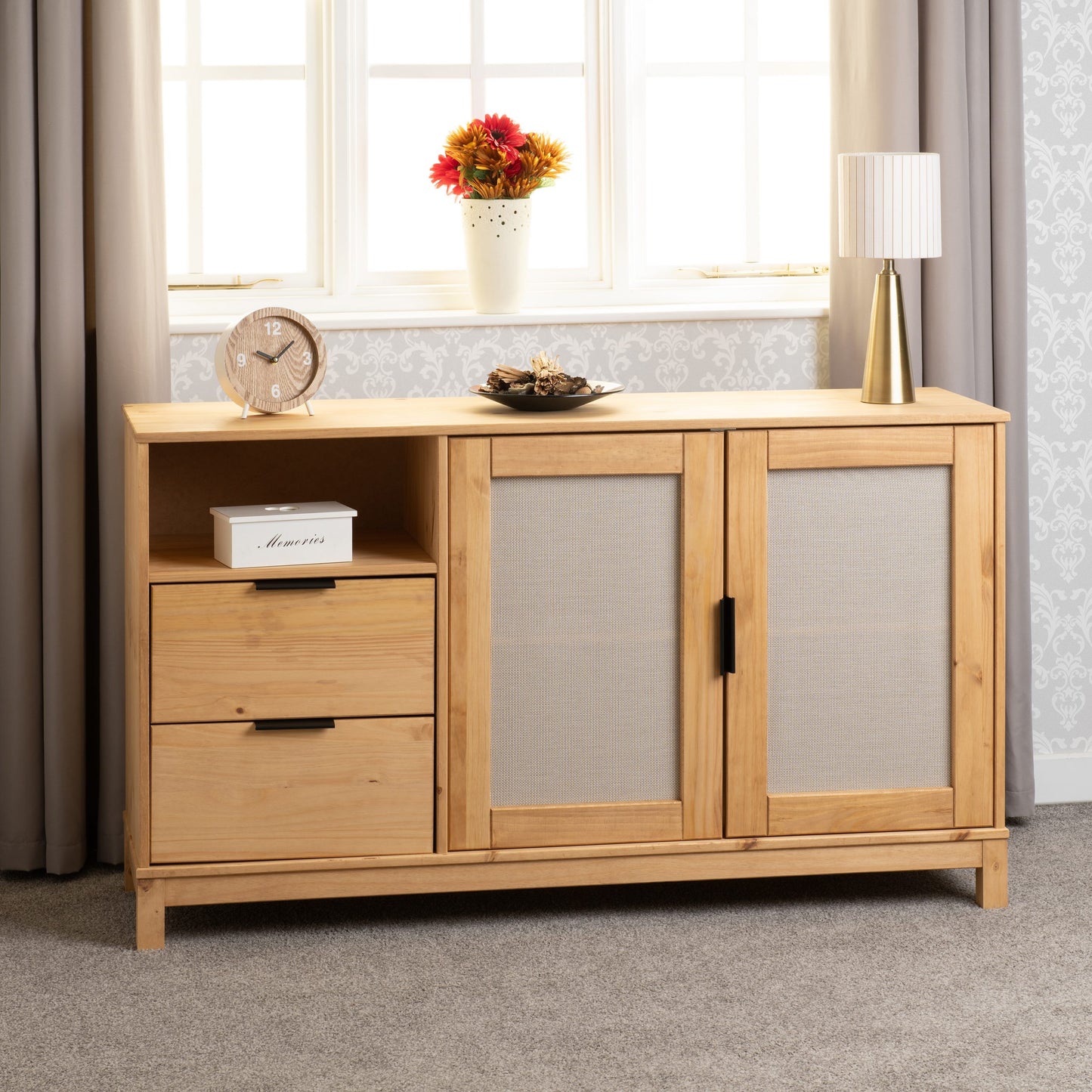 CORONA 2 DOOR 2 DRAWER SIDEBOARD