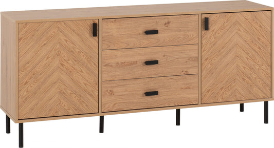 LEON 2 DOOR 3 DRAWER SIDEBOARD