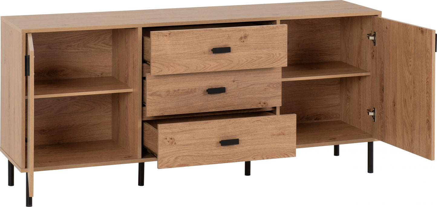 LEON 2 DOOR 3 DRAWER SIDEBOARD