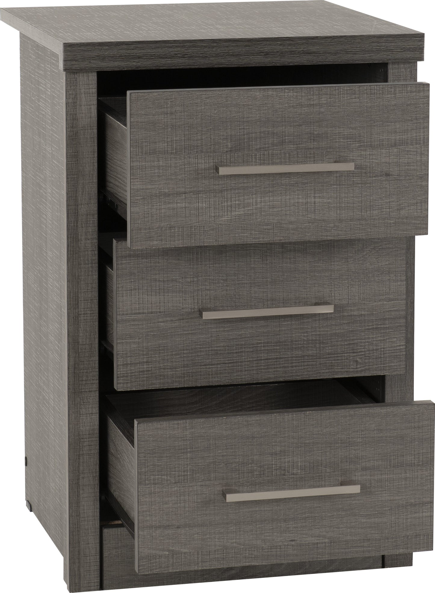 LISBON 3 DRAWER BEDSIDE