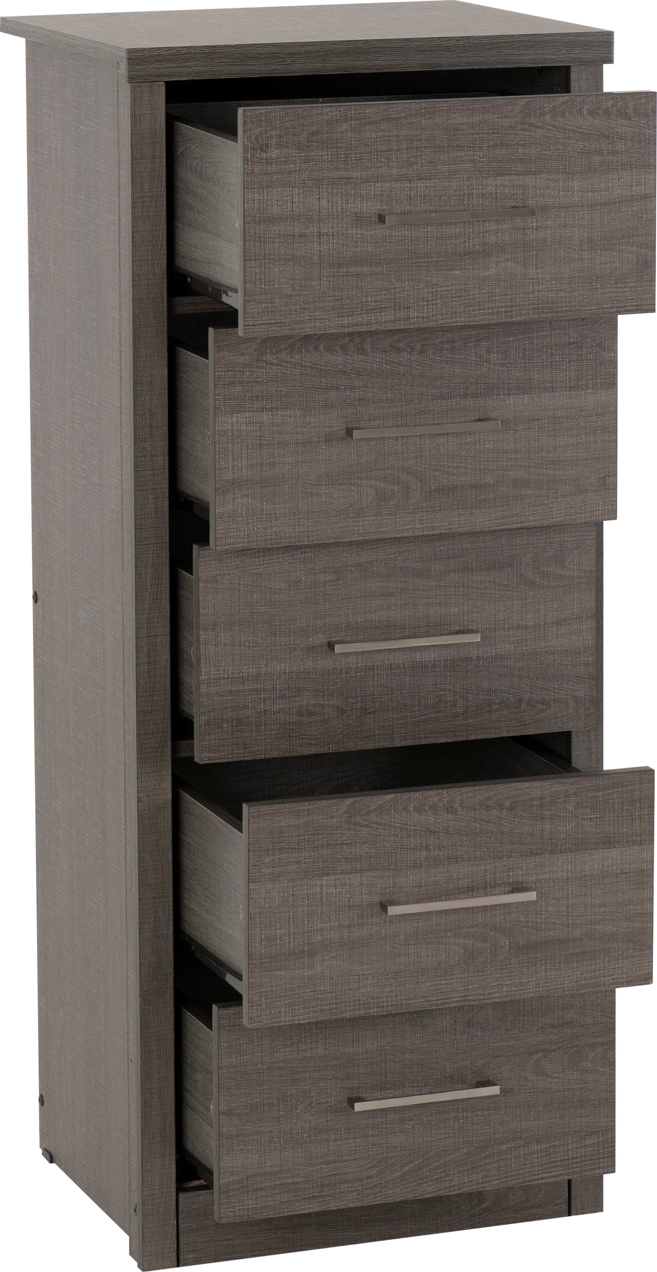 LISBON 5 DRAWER NARROW CHEST