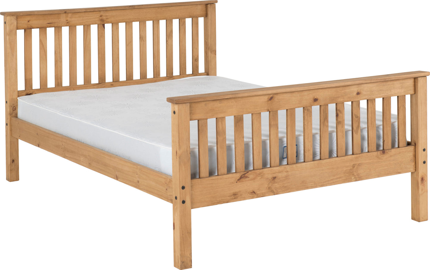 MONACO 4'6" HIGH FOOT END BED (DOUBLE)