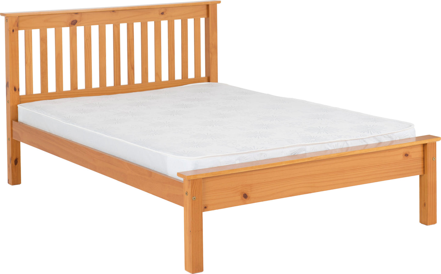 MONACO 4'6" LOW FOOT END BED (DOUBLE)