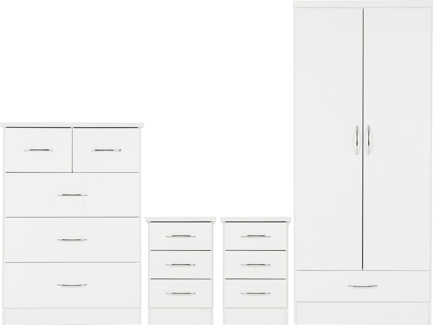 NEVADA 2 DOOR 1 DRAWER WARDROBE BEDROOM SET