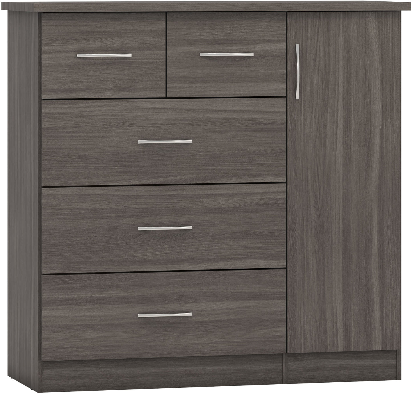 NEVADA 5 DRAWER LOW WARDROBE