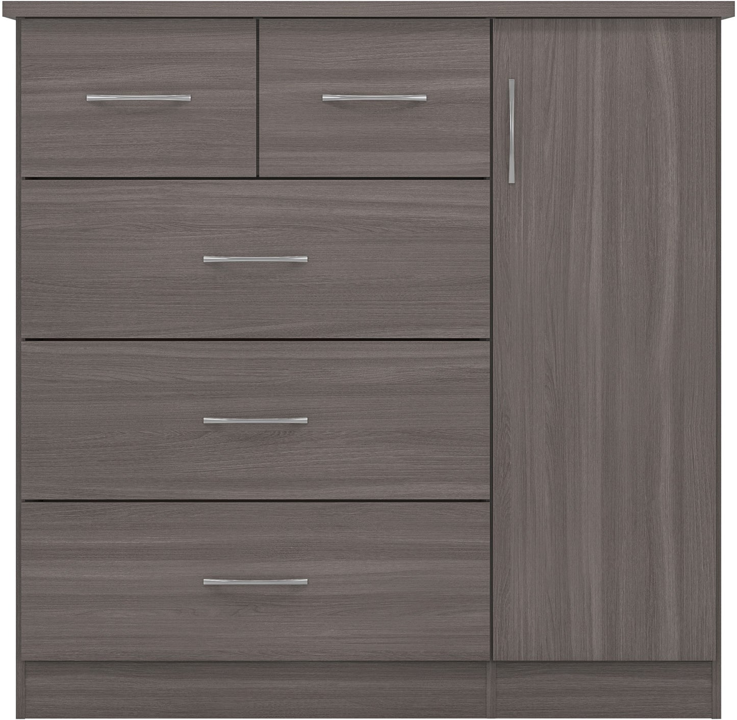 NEVADA 5 DRAWER LOW WARDROBE