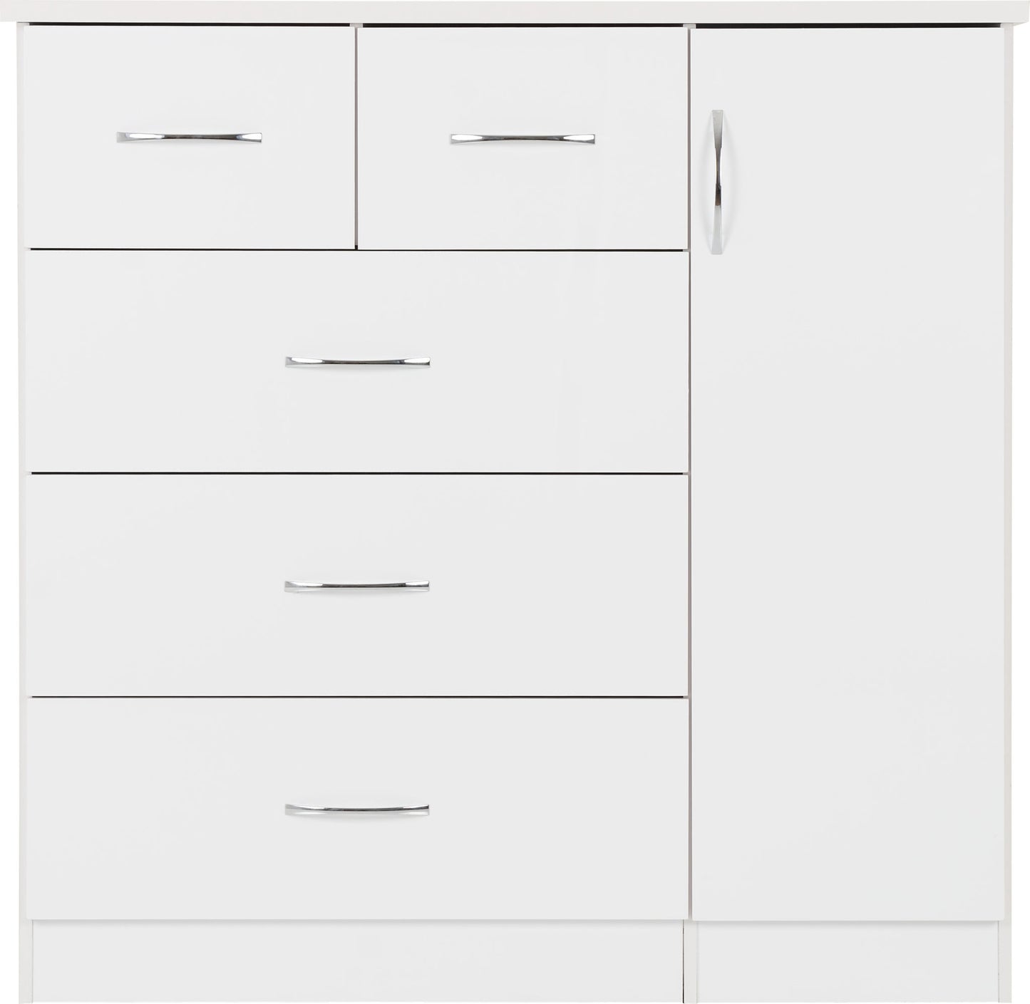 NEVADA 5 DRAWER LOW WARDROBE