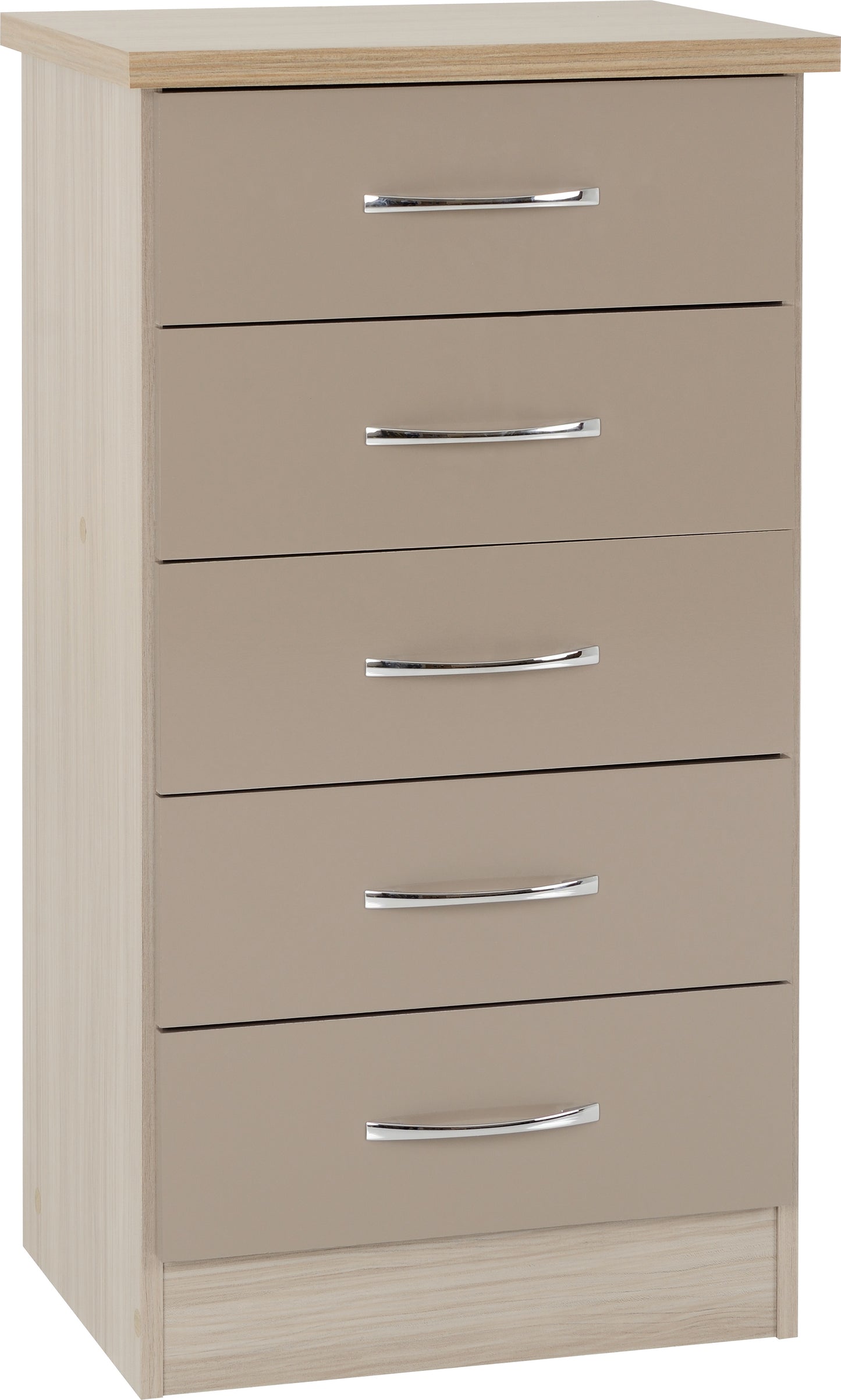 NEVADA 5 DRAWER NARROW CHEST