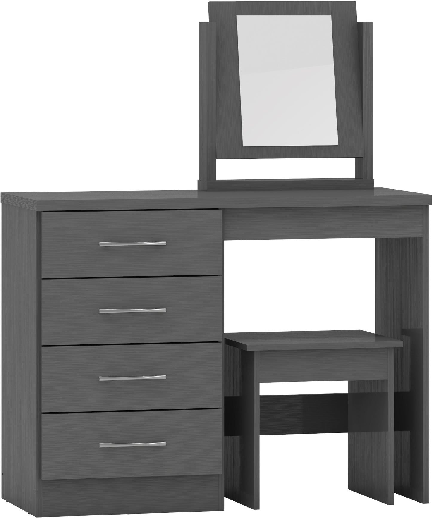 NEVADA 4 DRAWER DRESSING TABLE SET