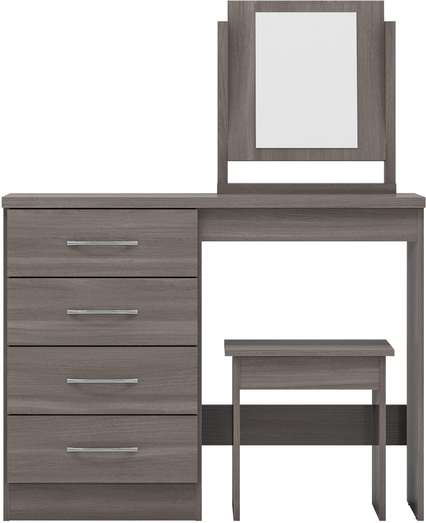 NEVADA 4 DRAWER DRESSING TABLE SET