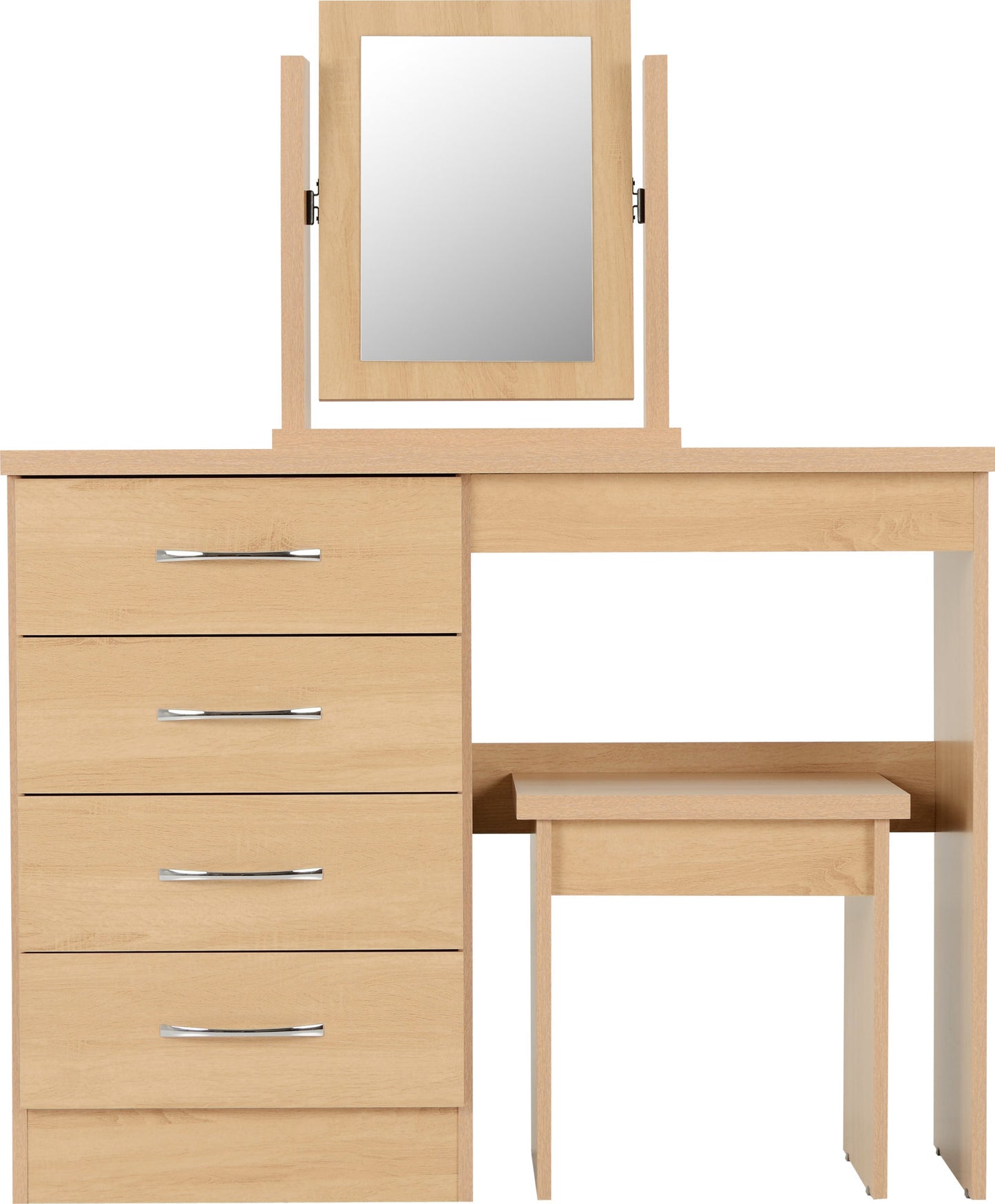 NEVADA 4 DRAWER DRESSING TABLE SET