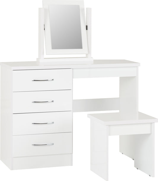 NEVADA 4 DRAWER DRESSING TABLE SET