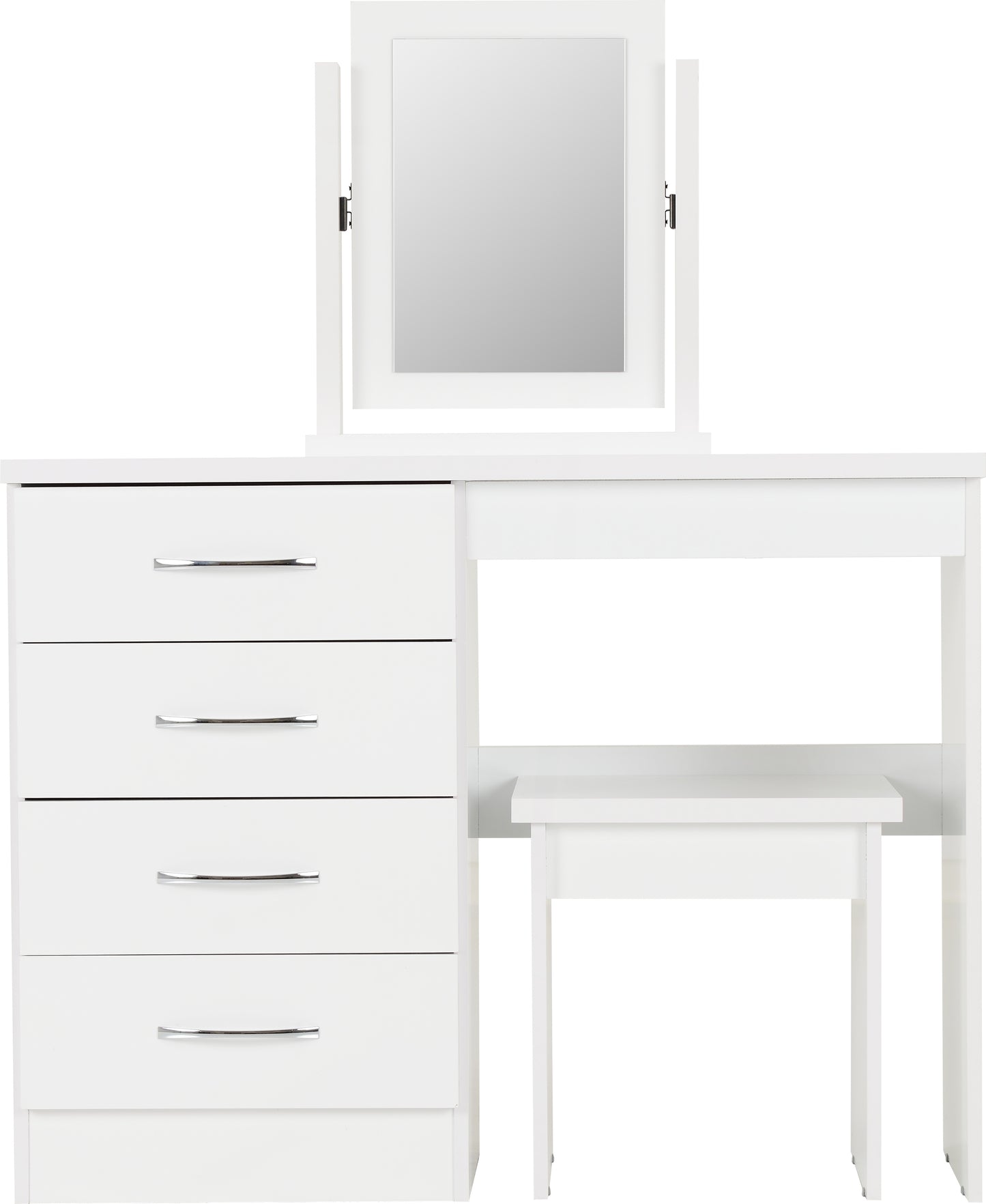 NEVADA 4 DRAWER DRESSING TABLE SET