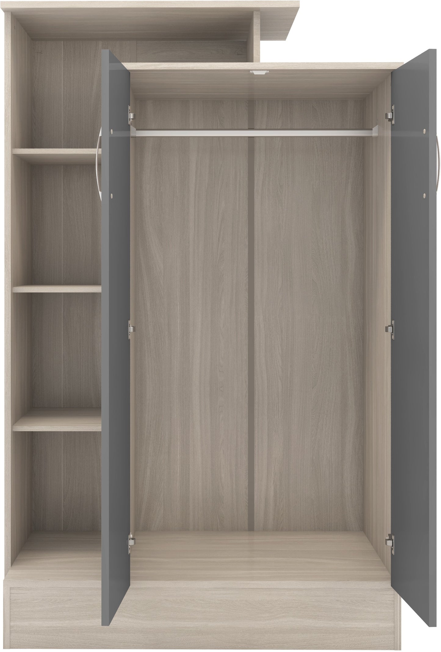 NEVADA PETITE OPEN SHELF WARDROBE