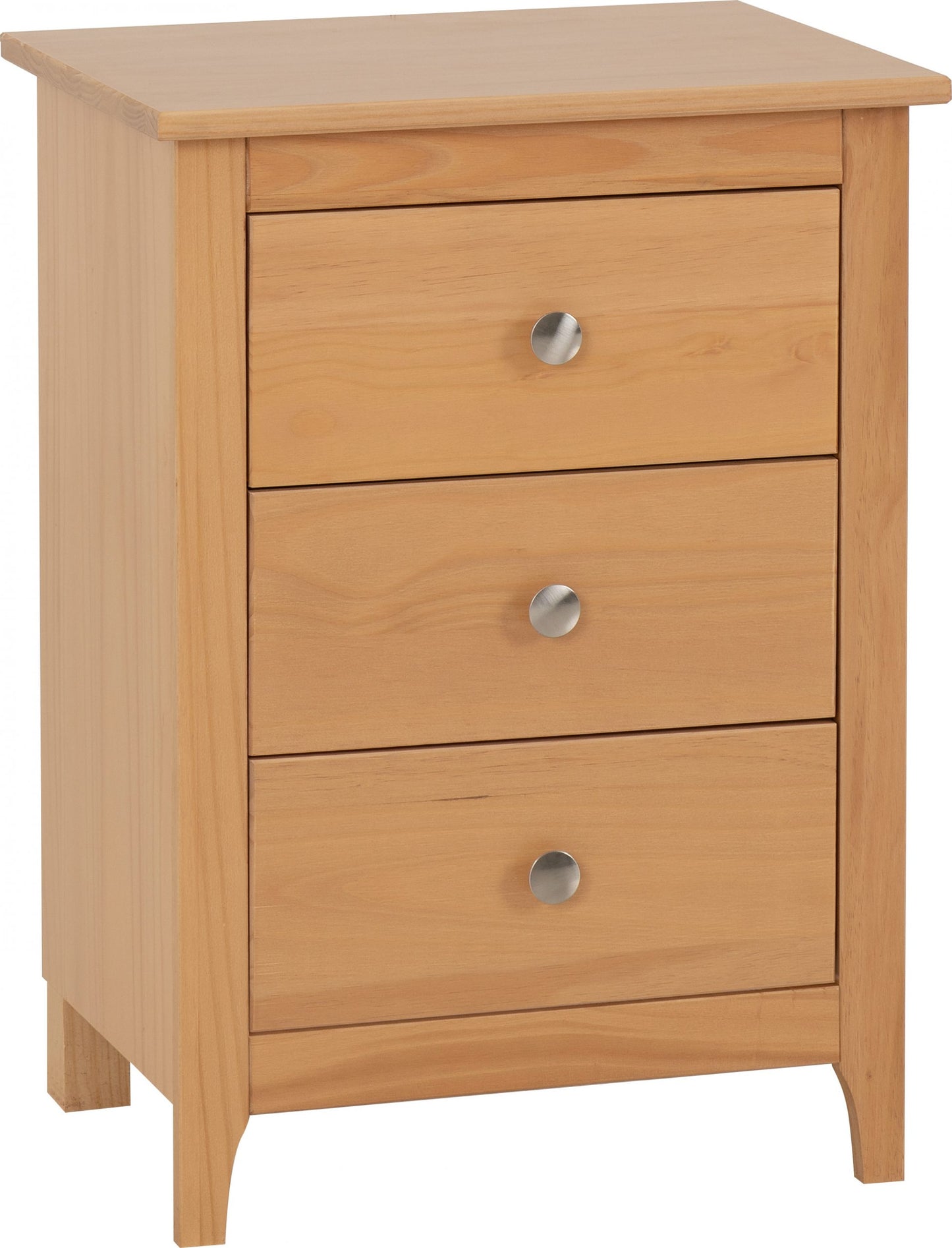 OSLO 3 DRAWER BEDSIDE