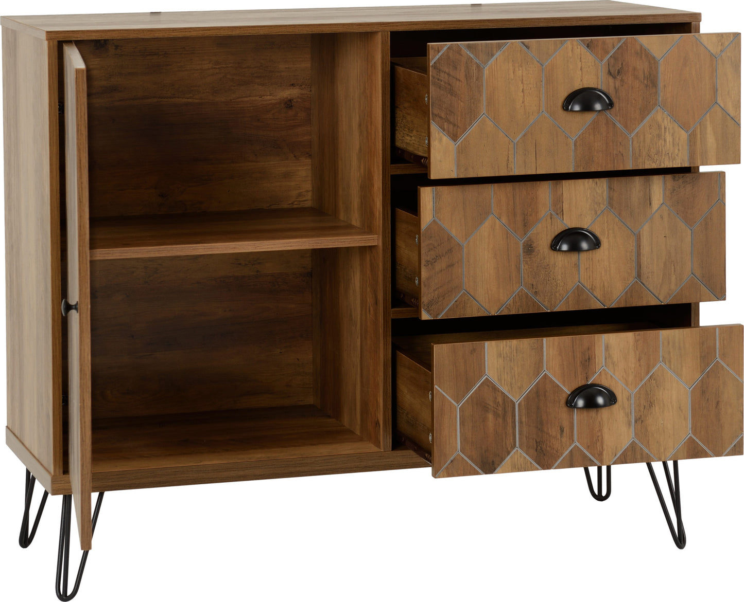 OTTAWA 1 DOOR 3 DRAWER SIDEBOARD